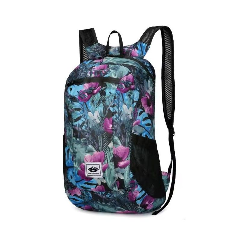 Mini Faltrucksack gemustert 20l
