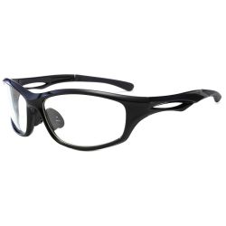Sportbrille mit transparenten Gläsern